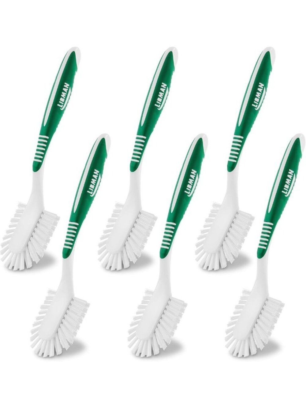 All-Purpose Kitchen Brush Set - Dishwasher Safe, 6 Pack for Easy Cleaning